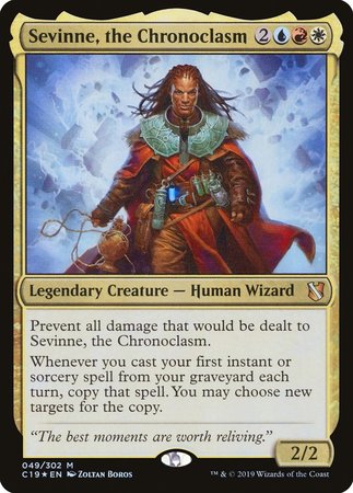 Sevinne, the Chronoclasm [Commander 2019] | Mega City Incorporated