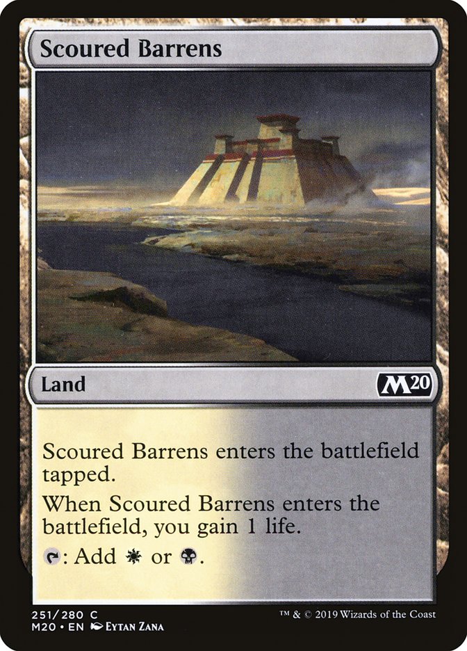 Scoured Barrens [Core Set 2020] | Mega City Incorporated