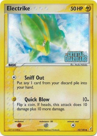 Electrike (52/100) (Stamped) [EX: Crystal Guardians] | Mega City Incorporated