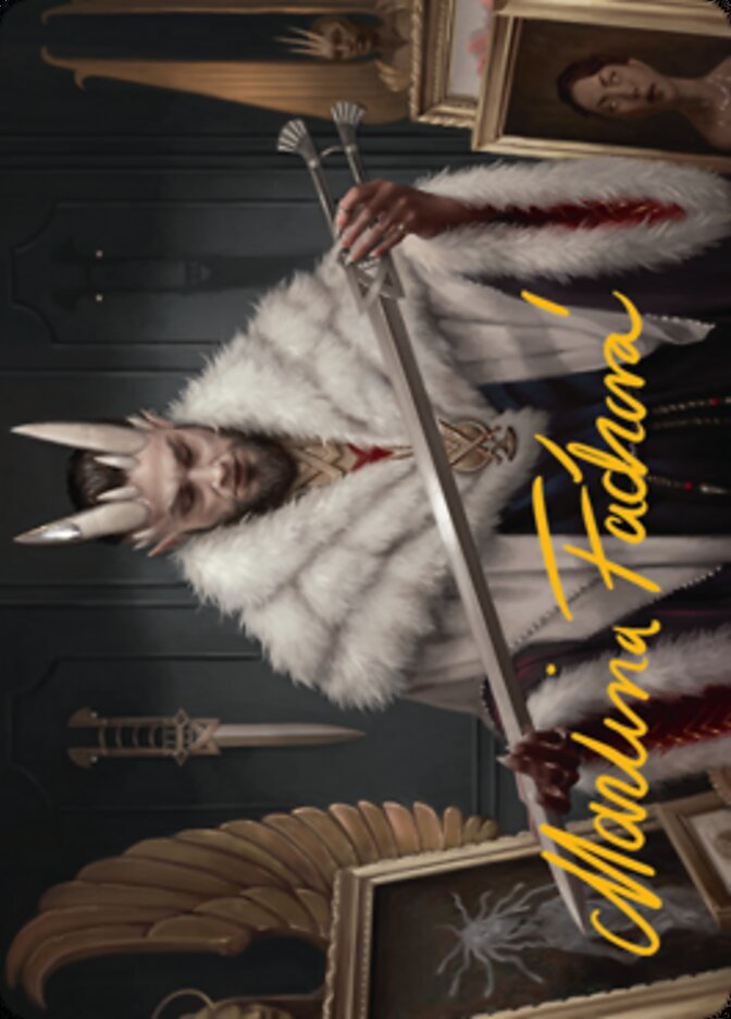 Lord Xander, the Collector Art Card (Gold-Stamped Signature) [Streets of New Capenna Art Series] | Mega City Incorporated