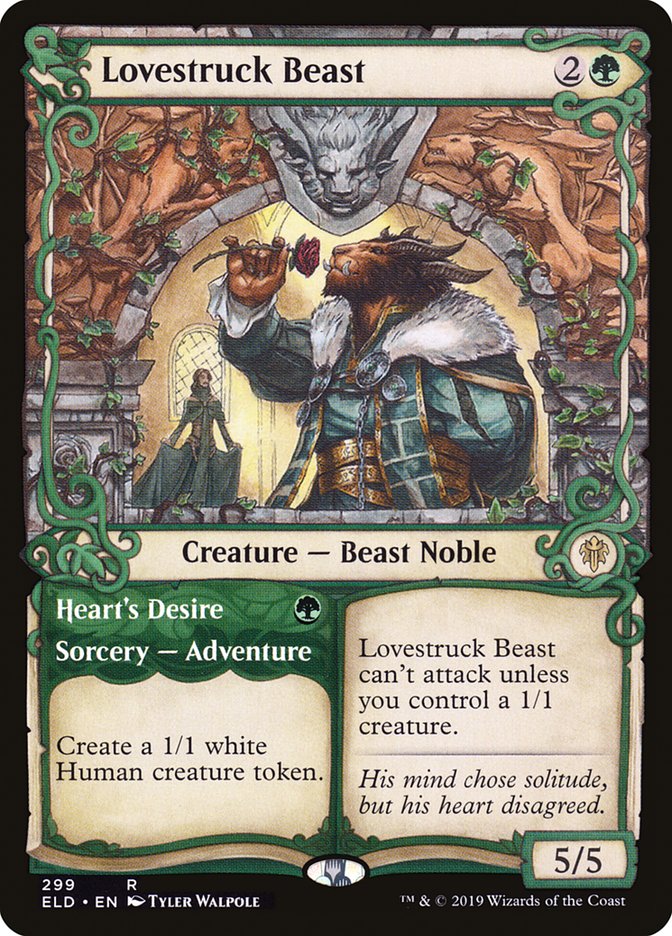 Lovestruck Beast // Heart's Desire (Showcase) [Throne of Eldraine] | Mega City Incorporated
