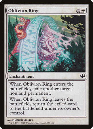 Oblivion Ring [Duel Decks: Knights vs. Dragons] | Mega City Incorporated
