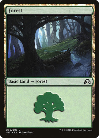 Forest (296) [Shadows over Innistrad] | Mega City Incorporated