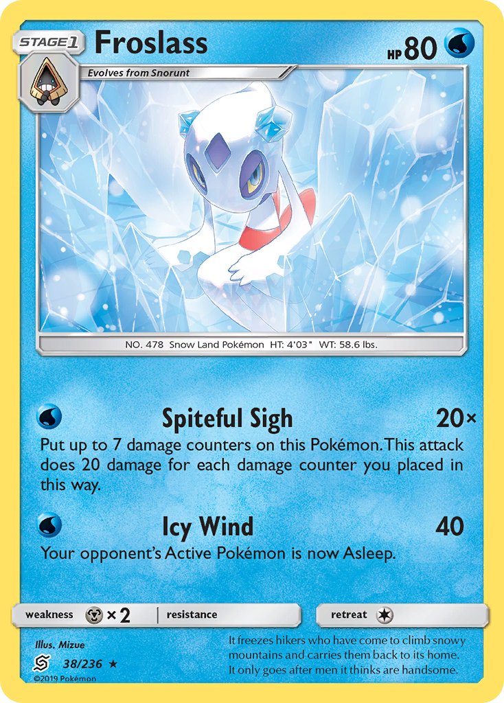 Froslass (38/236) (Theme Deck Exclusive) [Sun & Moon: Unified Minds] | Mega City Incorporated