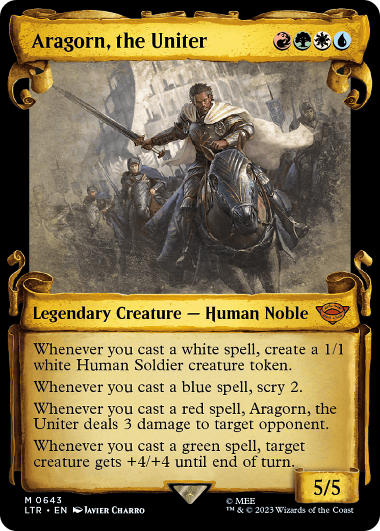 Aragorn, the Uniter [The Lord of the Rings: Tales of Middle-Earth Showcase Scrolls] | Mega City Incorporated