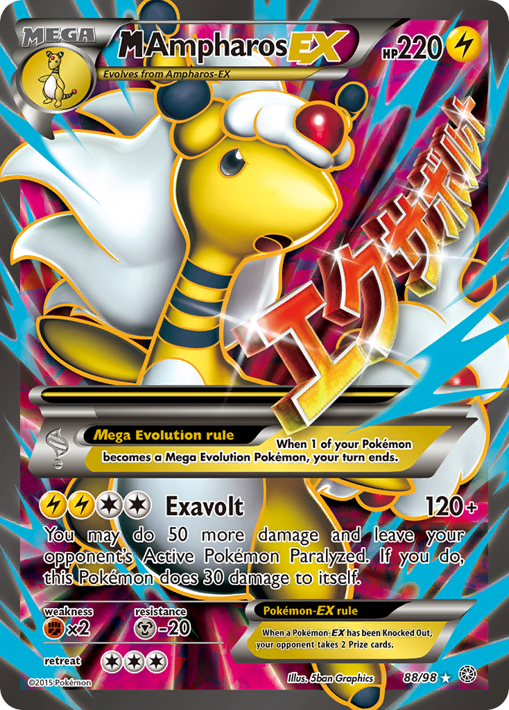 M Ampharos EX (88/98) [XY: Ancient Origins] | Mega City Incorporated