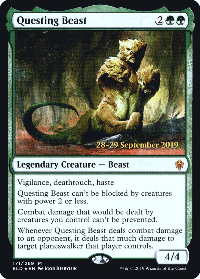 Questing Beast  [Throne of Eldraine Prerelease Promos] | Mega City Incorporated