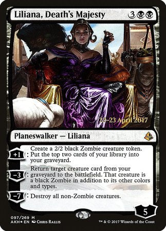 Liliana, Death's Majesty [Amonkhet Promos] | Mega City Incorporated