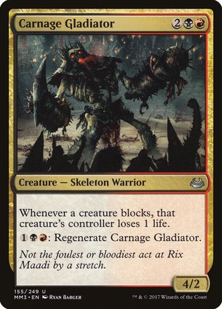 Carnage Gladiator [Modern Masters 2017] | Mega City Incorporated