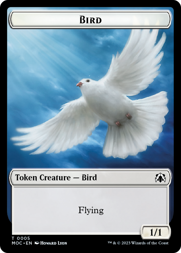 Bird // Kobolds of Kher Keep Double-Sided Token [March of the Machine Commander Tokens] | Mega City Incorporated