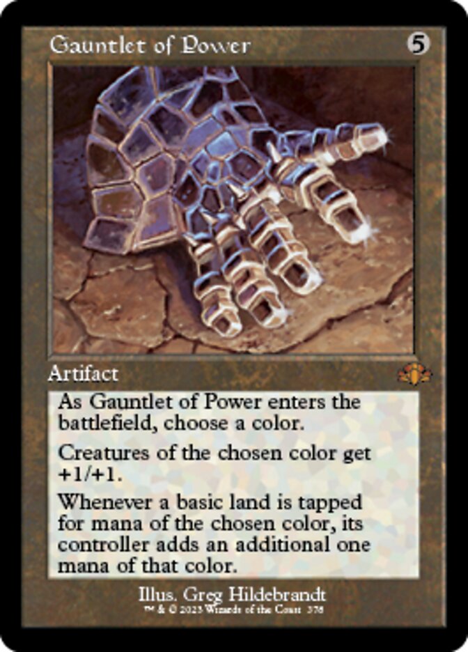 Gauntlet of Power (Retro) [Dominaria Remastered] | Mega City Incorporated