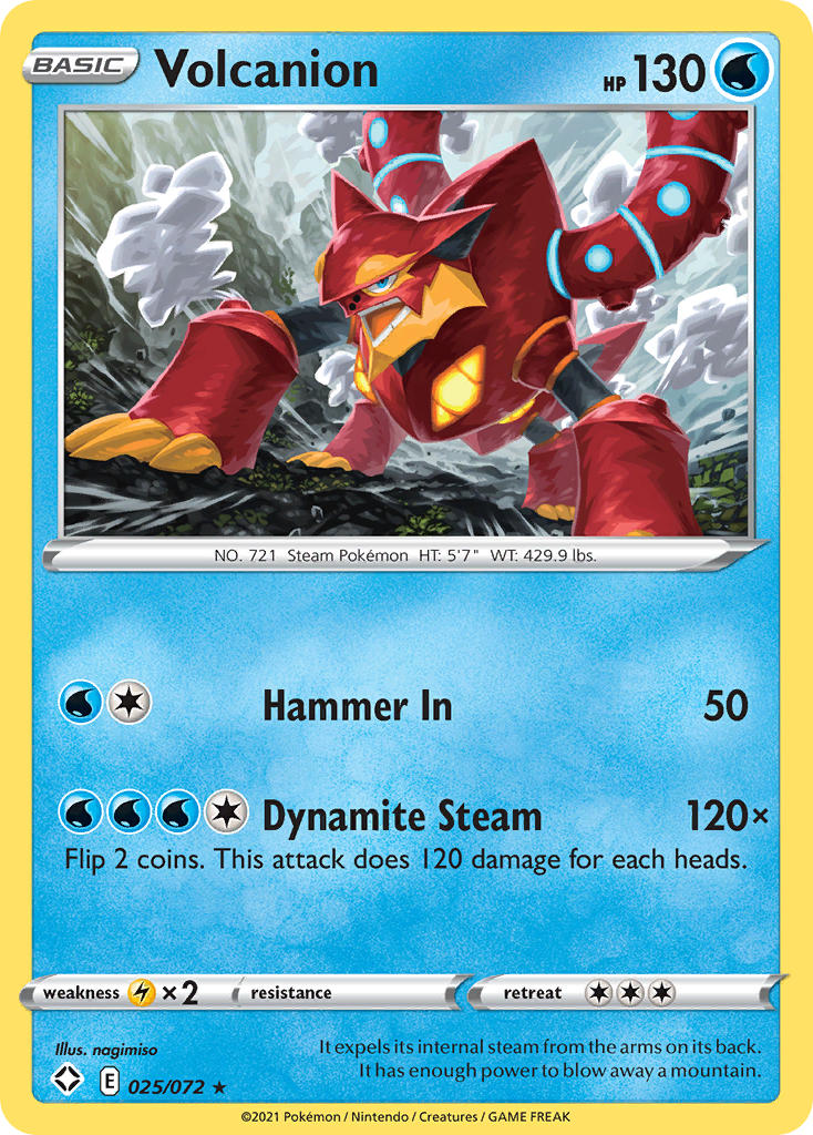 Volcanion (025/072) [Sword & Shield: Shining Fates] | Mega City Incorporated