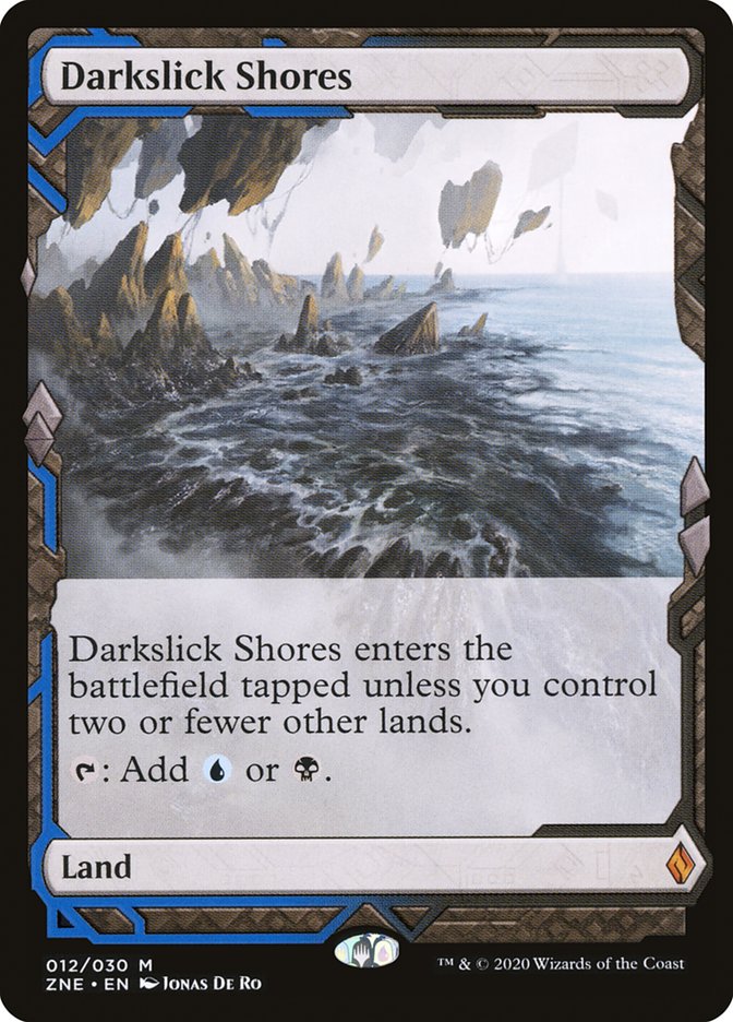 Darkslick Shores [Zendikar Rising Expeditions] | Mega City Incorporated