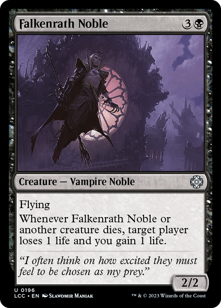 Falkenrath Noble [The Lost Caverns of Ixalan Commander] | Mega City Incorporated