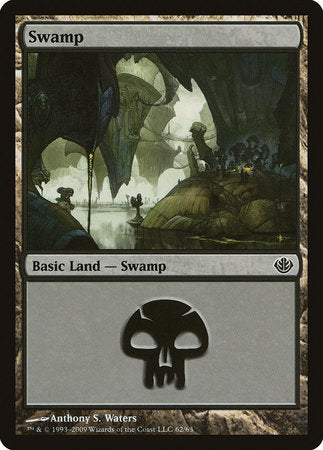 Swamp (62) [Duel Decks: Garruk vs. Liliana] | Mega City Incorporated