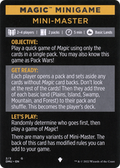 Mini-Master (Magic Minigame) [Commander Legends: Battle for Baldur's Gate Minigame] | Mega City Incorporated