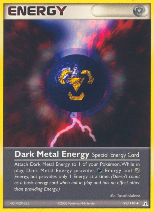 Dark Metal Energy (97/110) [EX: Holon Phantoms] | Mega City Incorporated