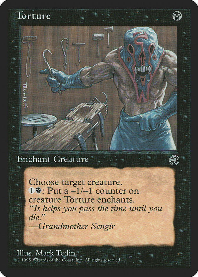 Torture (Grandmother Sengir Flavor Text) [Homelands] | Mega City Incorporated