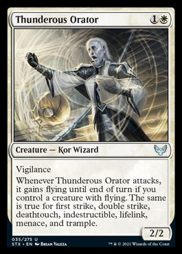 Thunderous Orator [Strixhaven: School of Mages] | Mega City Incorporated