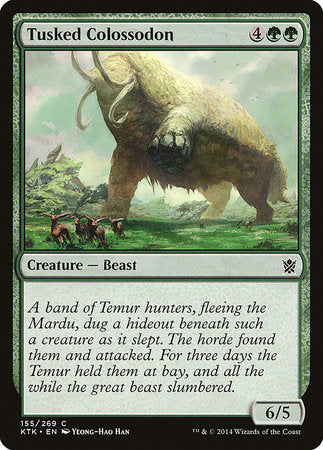 Tusked Colossodon [Khans of Tarkir] | Mega City Incorporated