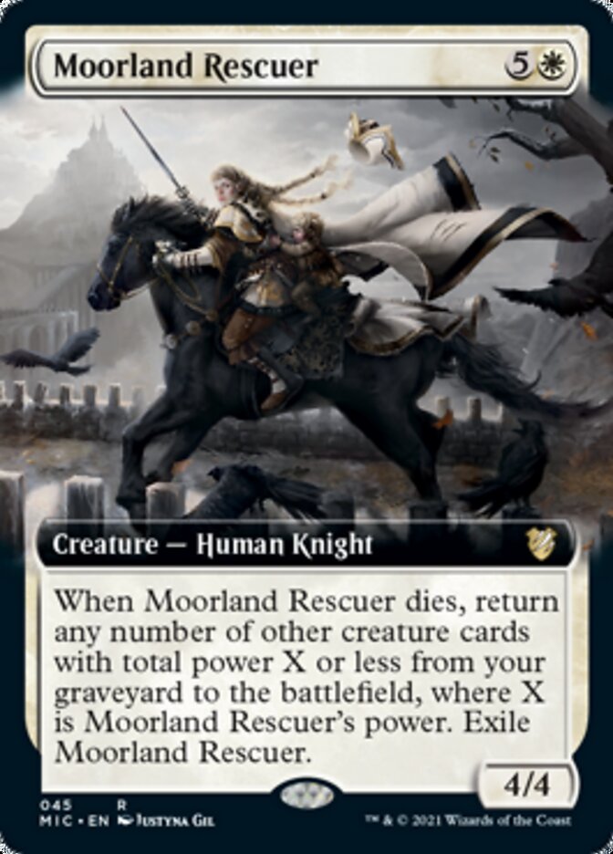 Moorland Rescuer (Extended) [Innistrad: Midnight Hunt Commander] | Mega City Incorporated