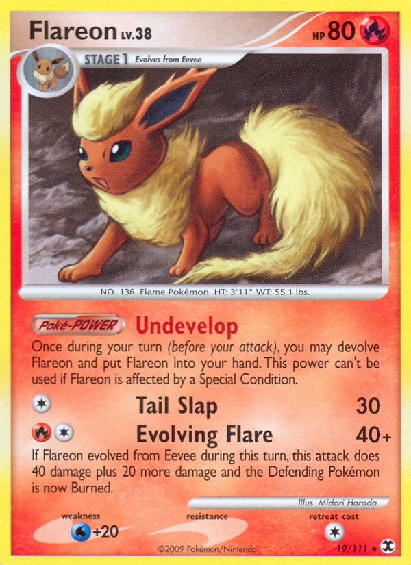 Flareon (19/111) [Platinum: Rising Rivals] | Mega City Incorporated