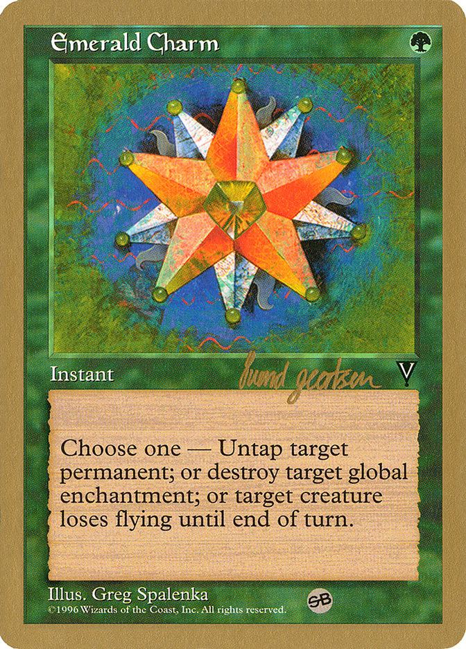 Emerald Charm (Svend Geertsen) (SB) [World Championship Decks 1997] | Mega City Incorporated