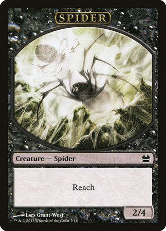 Spider Token (Black) [Modern Masters Tokens] | Mega City Incorporated