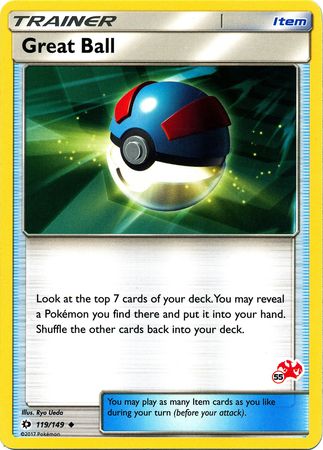 Great Ball (119/149) (Charizard Stamp #55) [Battle Academy 2020] | Mega City Incorporated