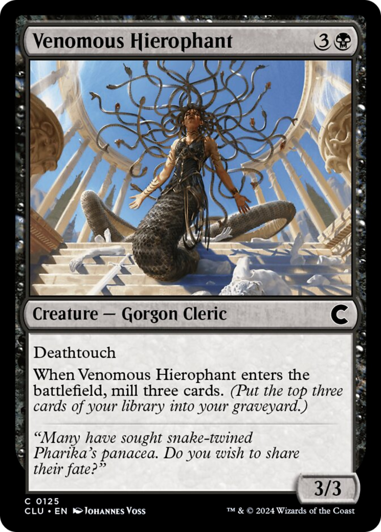 Venomous Hierophant [Ravnica: Clue Edition] | Mega City Incorporated