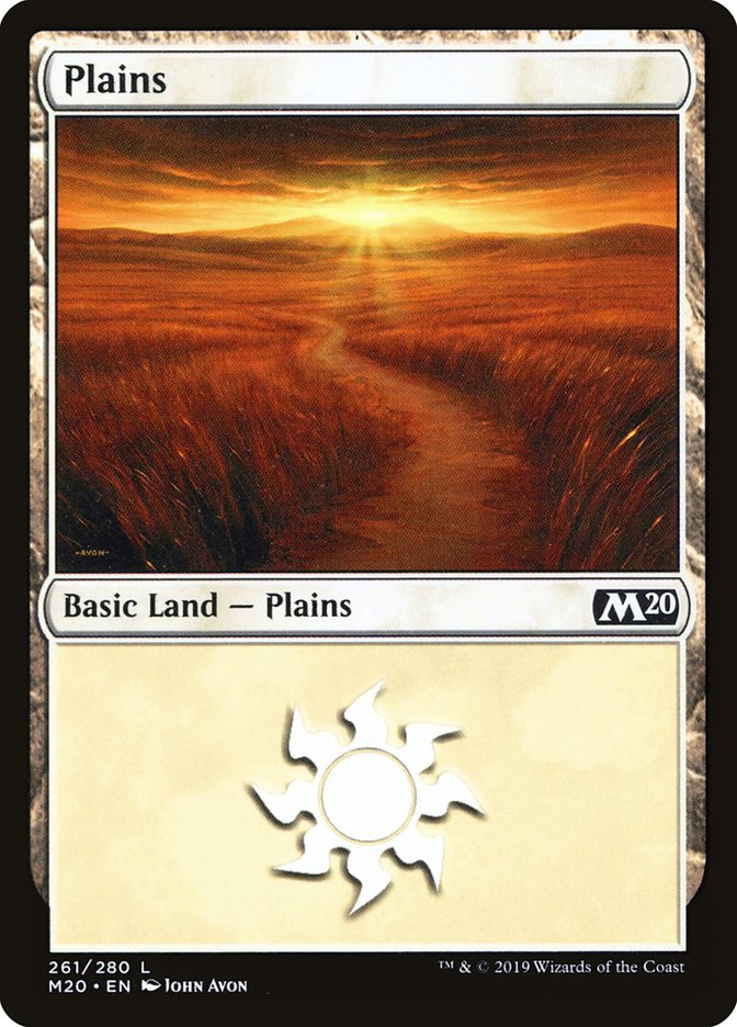 Plains (#261) [Core Set 2020] | Mega City Incorporated