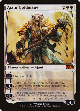 Ajani Goldmane [Magic 2011] | Mega City Incorporated
