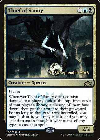 Thief of Sanity [Guilds of Ravnica Promos] | Mega City Incorporated