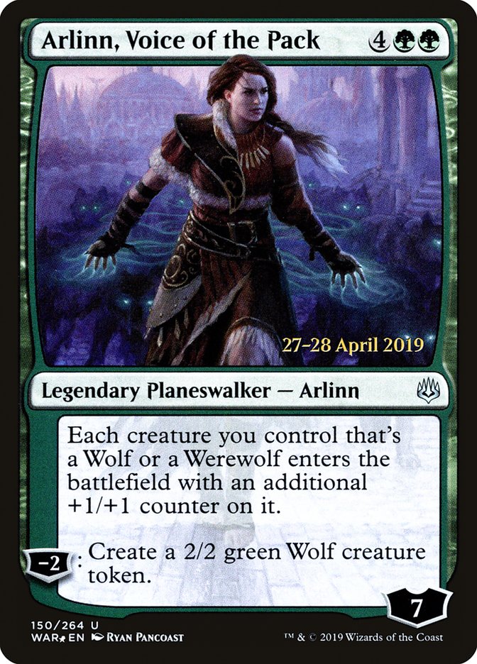 Arlinn, Voice of the Pack  [War of the Spark Prerelease Promos] | Mega City Incorporated