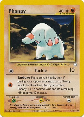 Phanpy (43/111) [Neo Genesis Unlimited] | Mega City Incorporated