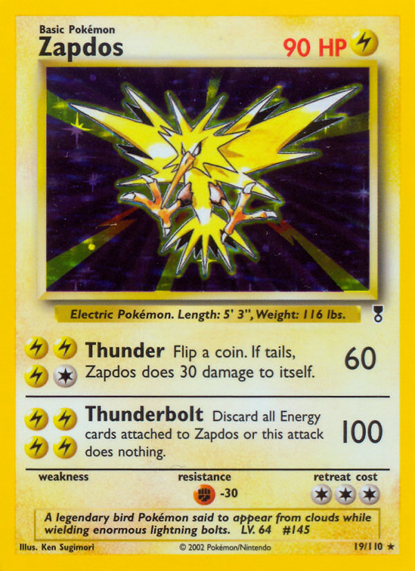 Zapdos (19/110) [Legendary Collection] | Mega City Incorporated