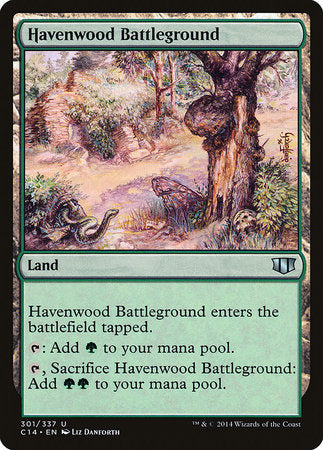 Havenwood Battleground [Commander 2014] | Mega City Incorporated