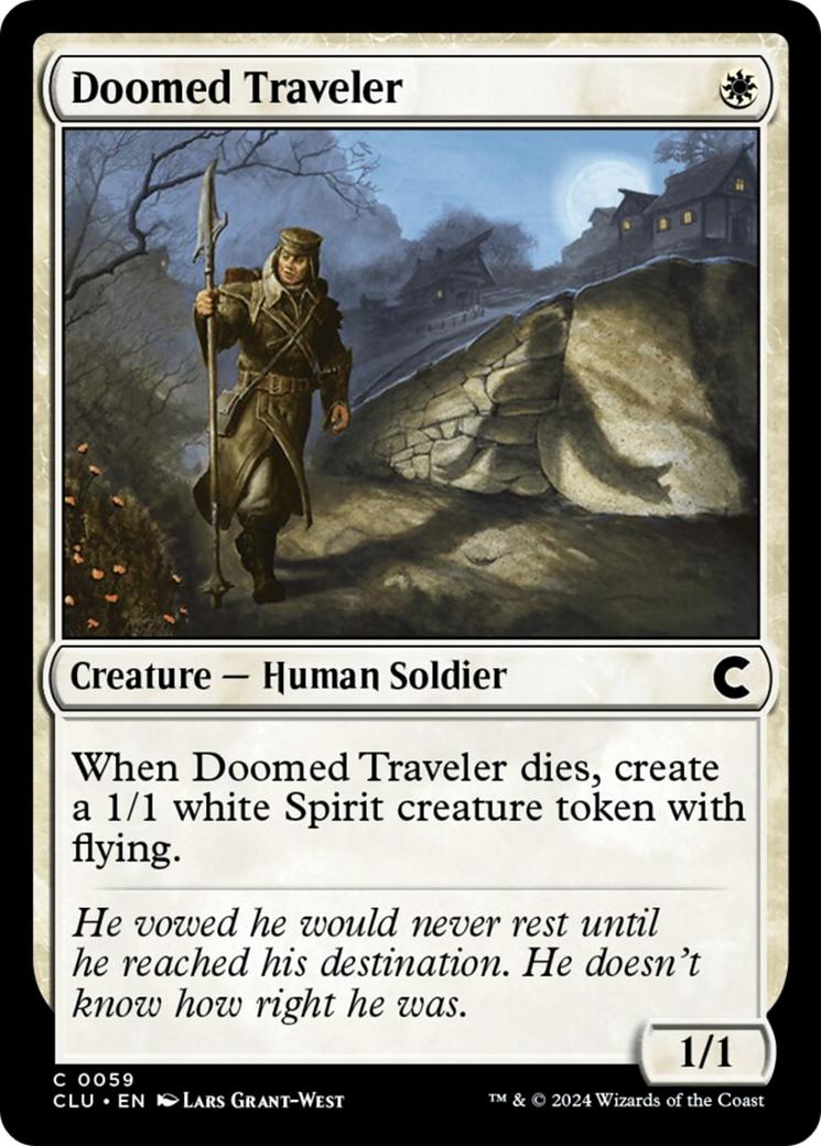 Doomed Traveler [Ravnica: Clue Edition] | Mega City Incorporated