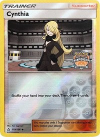 Cynthia (119/156) (Regional Championship Promo) [Sun & Moon: Ultra Prism] | Mega City Incorporated