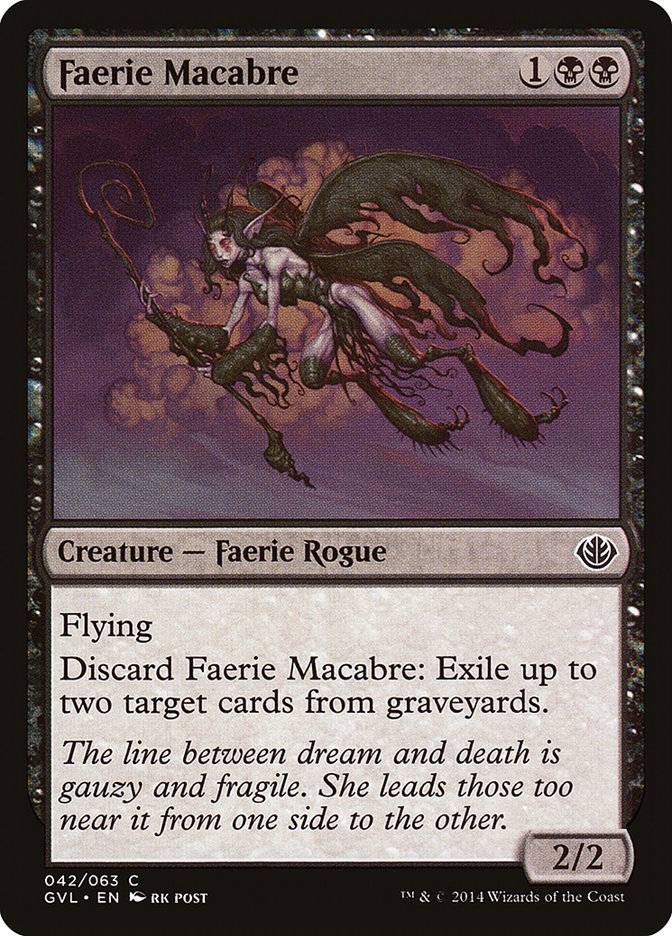 Faerie Macabre (Garruk vs. Liliana) [Duel Decks Anthology] | Mega City Incorporated