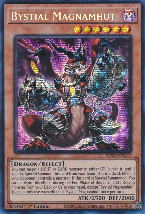 Bystial Magnamhut [MP23-EN157] Prismatic Secret Rare | Mega City Incorporated