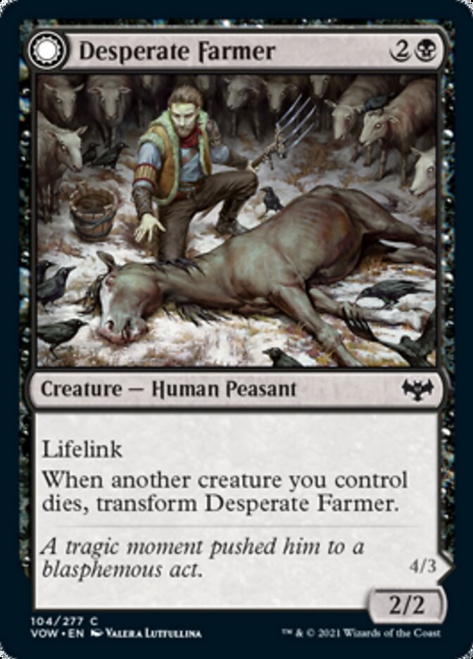 Desperate Farmer // Depraved Harvester [Innistrad: Crimson Vow] | Mega City Incorporated