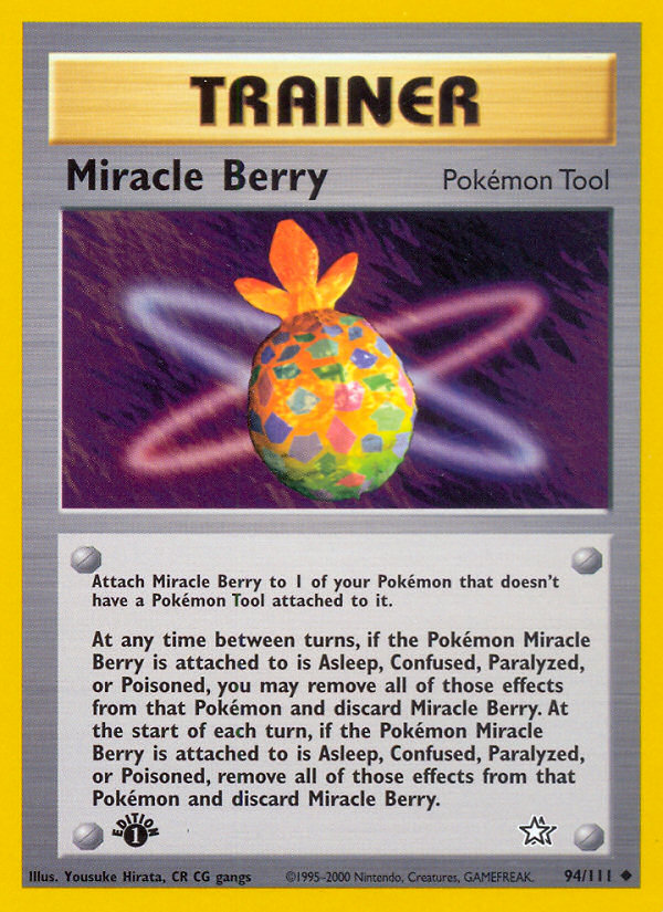 Miracle Berry (94/111) [Neo Genesis 1st Edition] | Mega City Incorporated