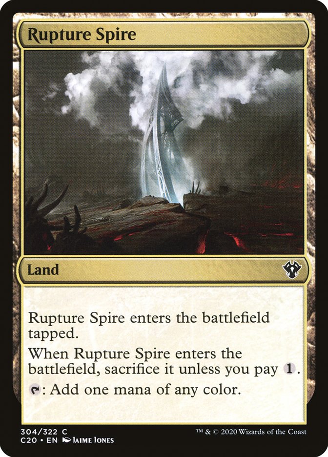 Rupture Spire [Commander 2020] | Mega City Incorporated