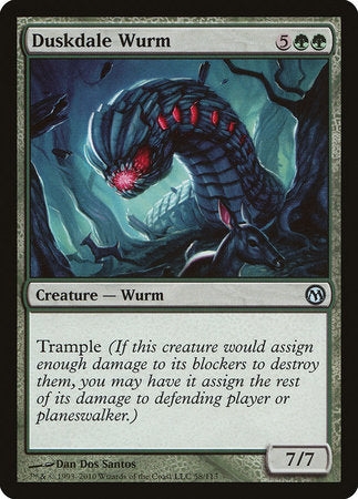 Duskdale Wurm [Duels of the Planeswalkers] | Mega City Incorporated