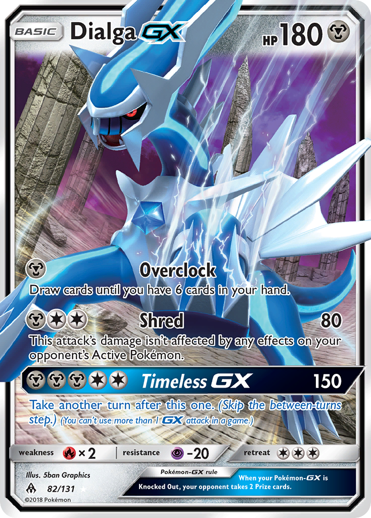 Dialga GX (82/131) [Sun & Moon: Forbidden Light] | Mega City Incorporated