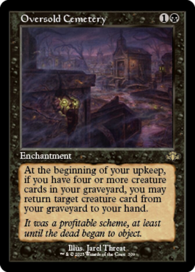 Oversold Cemetery (Retro) [Dominaria Remastered] | Mega City Incorporated