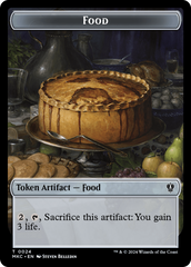 Clue // Food Double-Sided Token [Murders at Karlov Manor Commander Tokens] | Mega City Incorporated