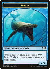 Whale // Zombie (011/036) Double-sided Token [Commander 2014 Tokens] | Mega City Incorporated