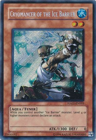 Cryomancer of the Ice Barrier [HA01-EN003] Secret Rare | Mega City Incorporated